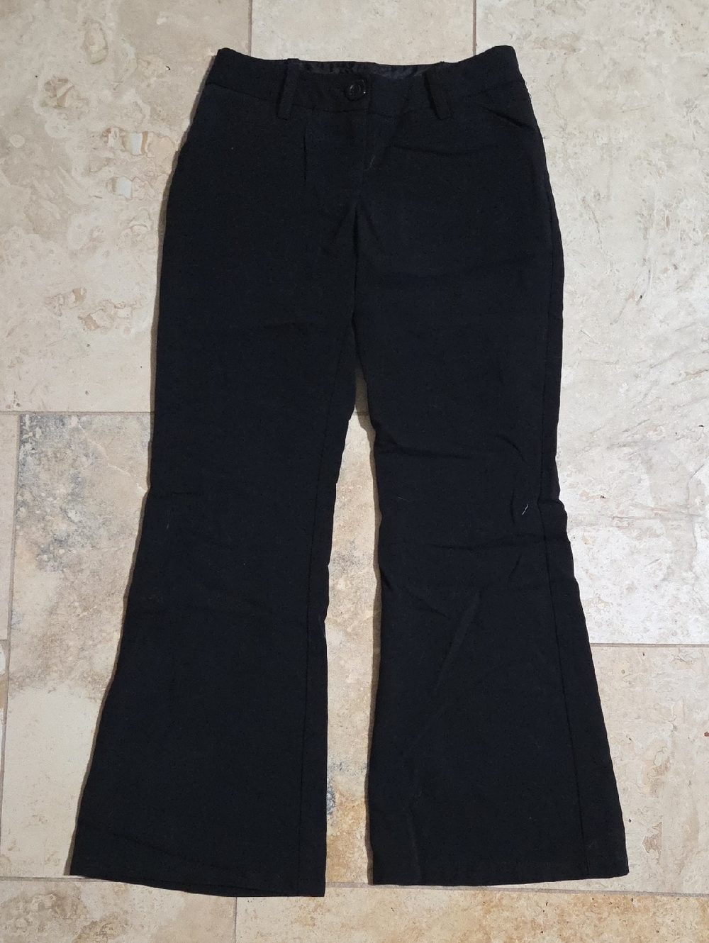 My Michelle Black Boot-Cut Dress Pants
